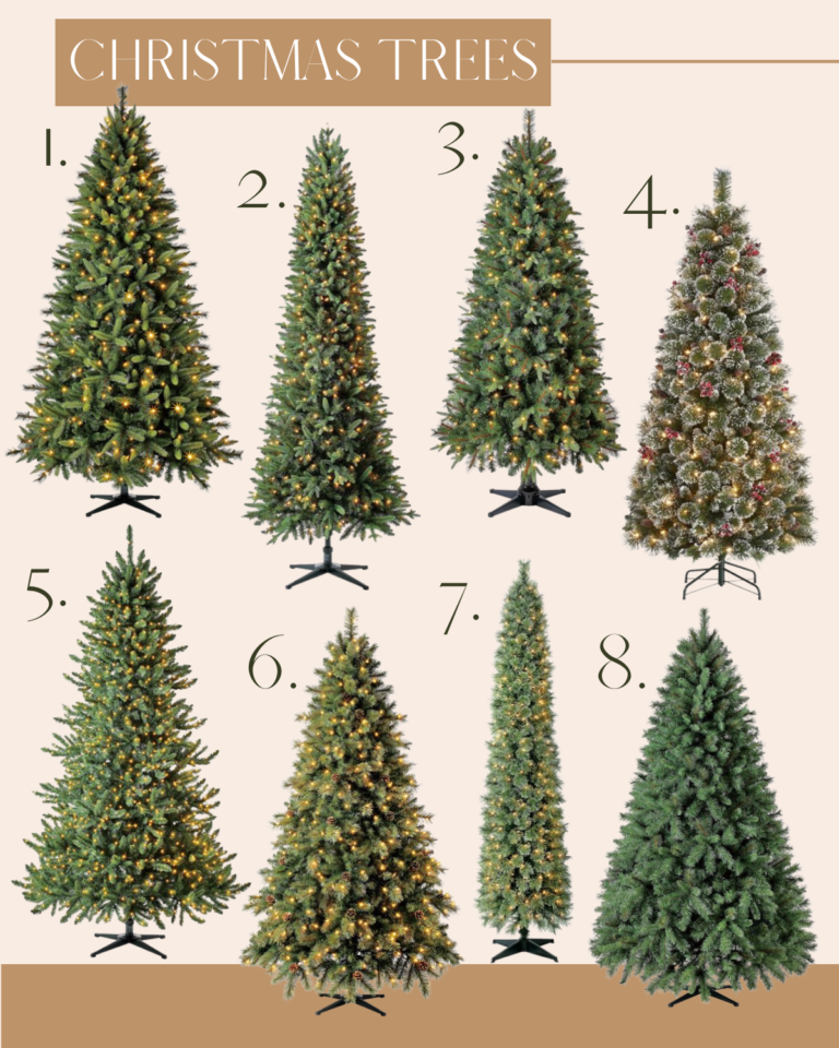8 of the BEST Faux Christmas Trees • The Page Edit