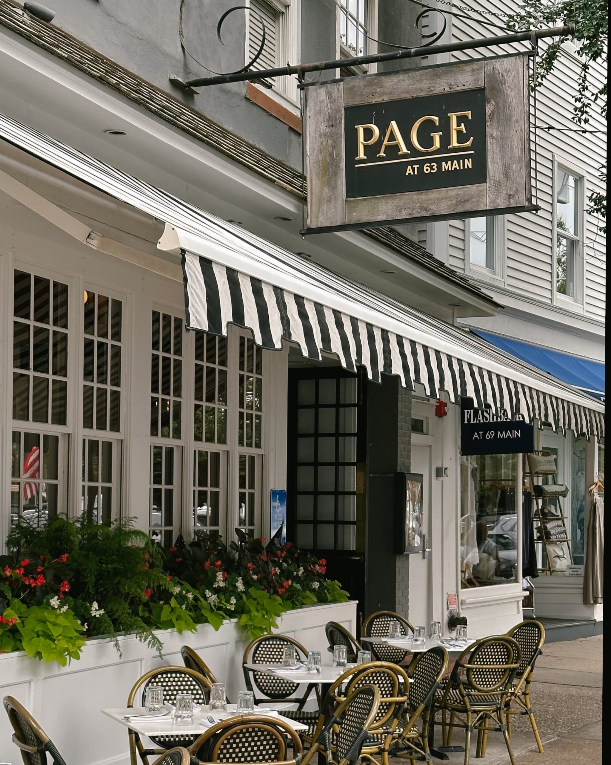 Photo of a building named "Page" in the Hamptons.